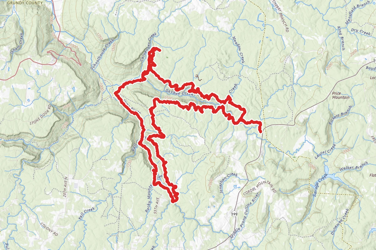 Savage Gulf and South Cumberland Loop