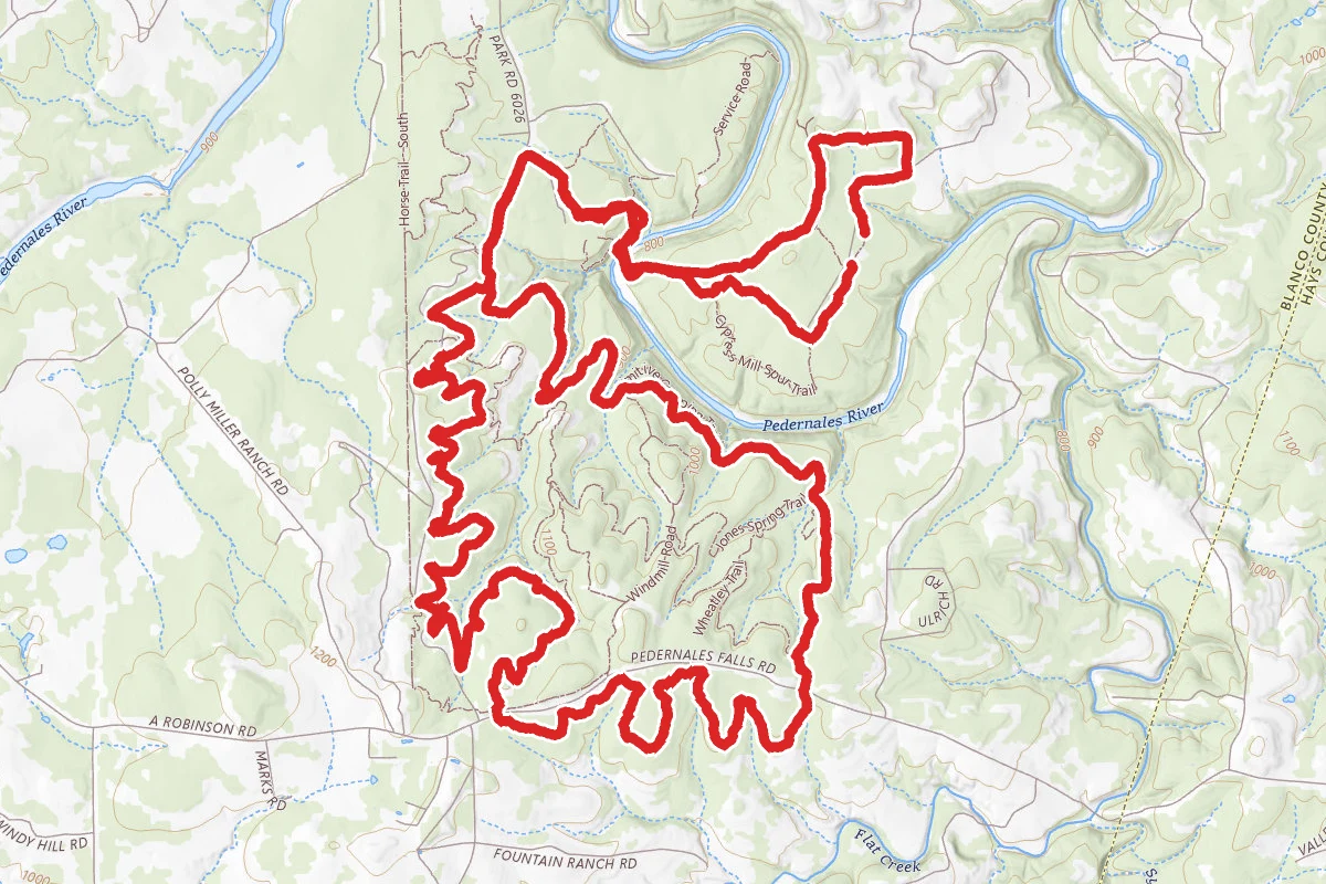 Pedernales Falls State Park Loop