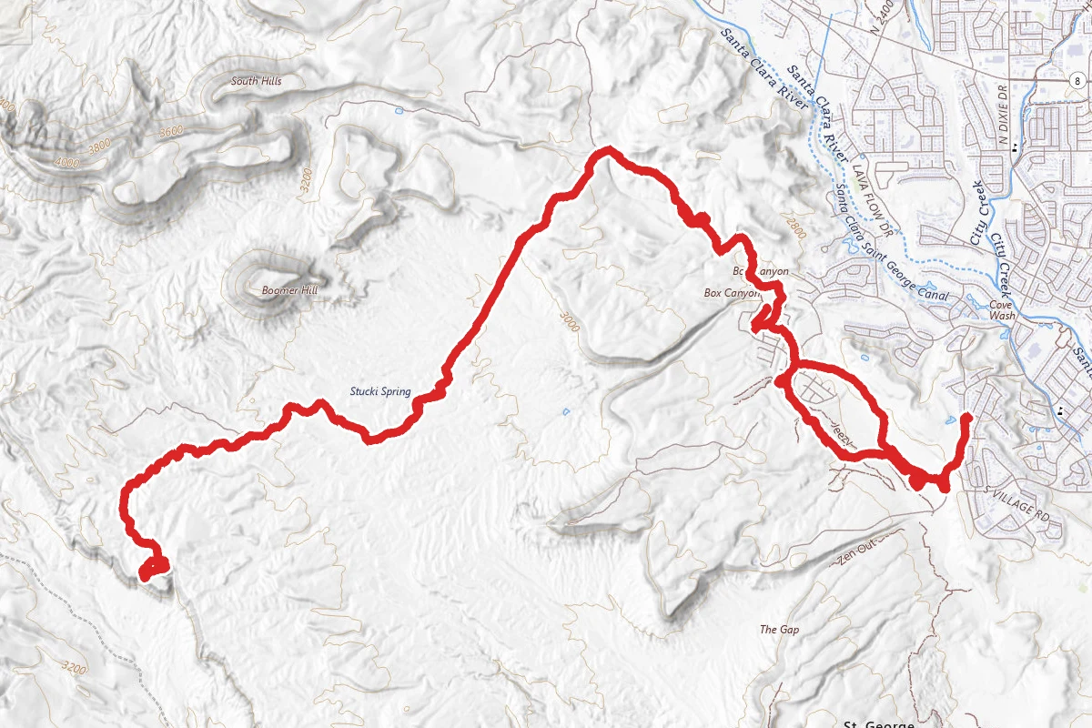 St George and Box Canyon OHV Trail