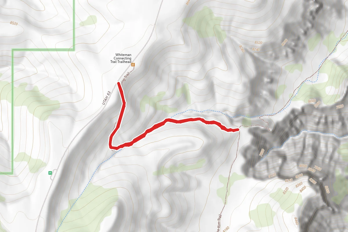 Whiteman Bench to Mud Canyon Spring