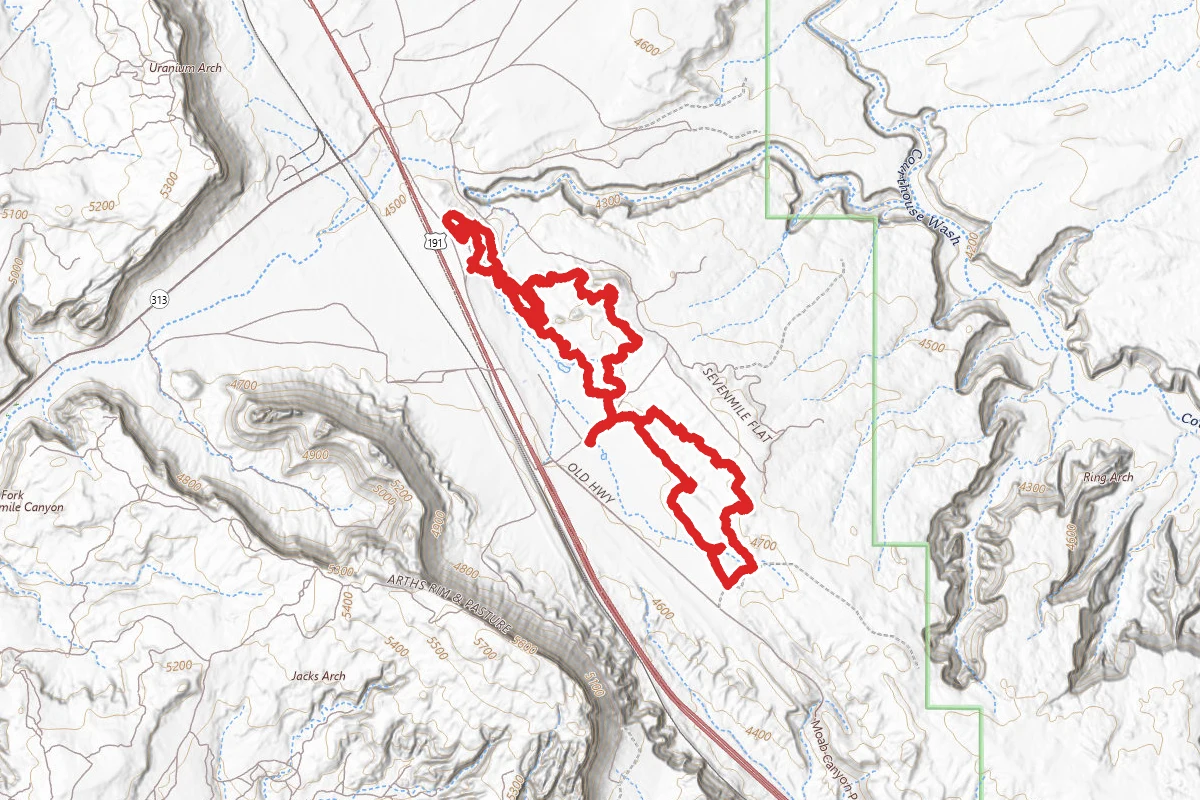 Lazy Ez and North 40 Trail