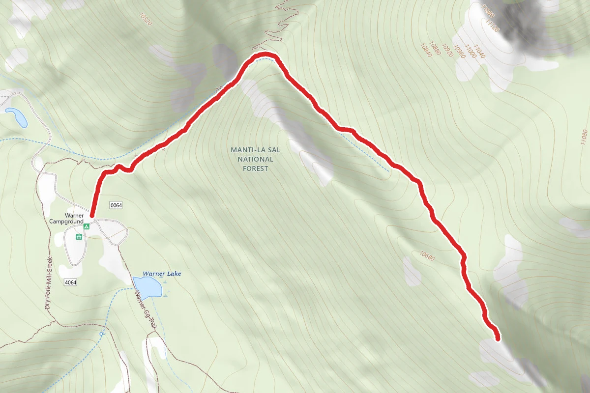 Mountain View Trail via Warner Campground