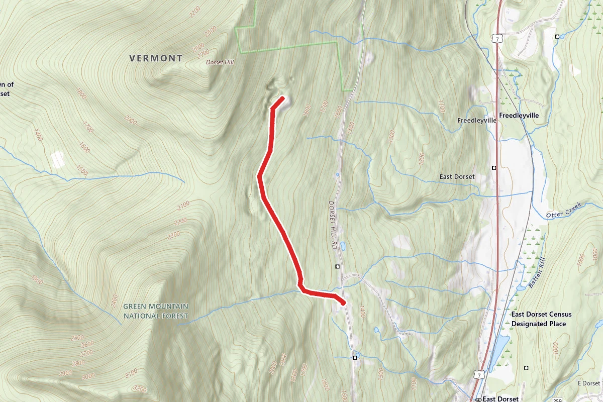 Freedley Quarry via Trail 6