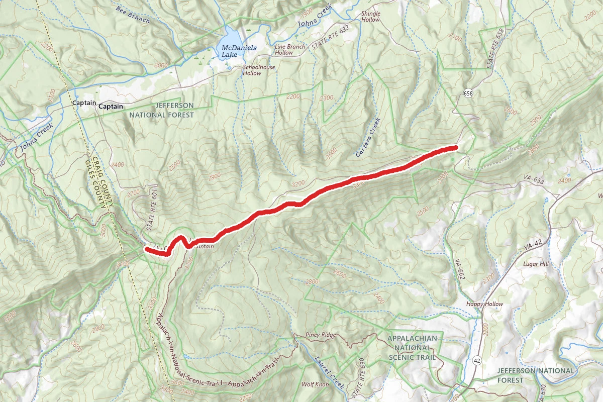 John's Creek Mountain Trail