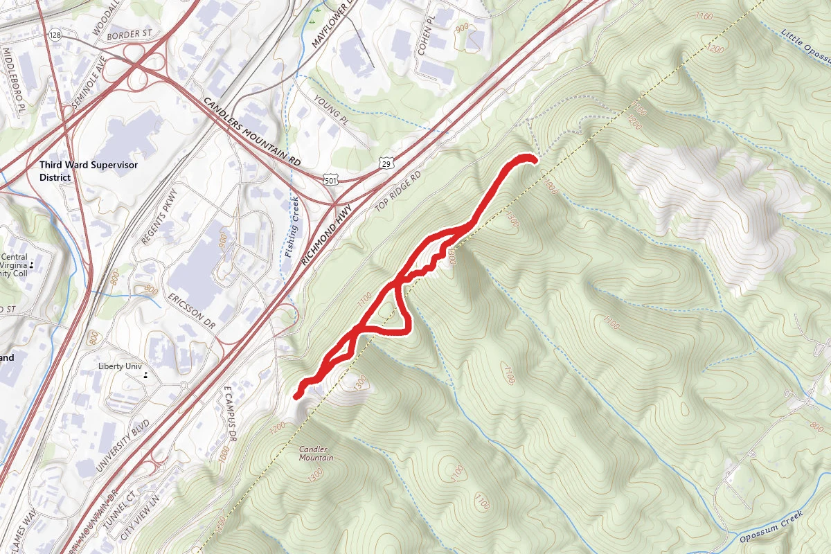 Peak to Peak, Clear Cut, and Monogram Trails