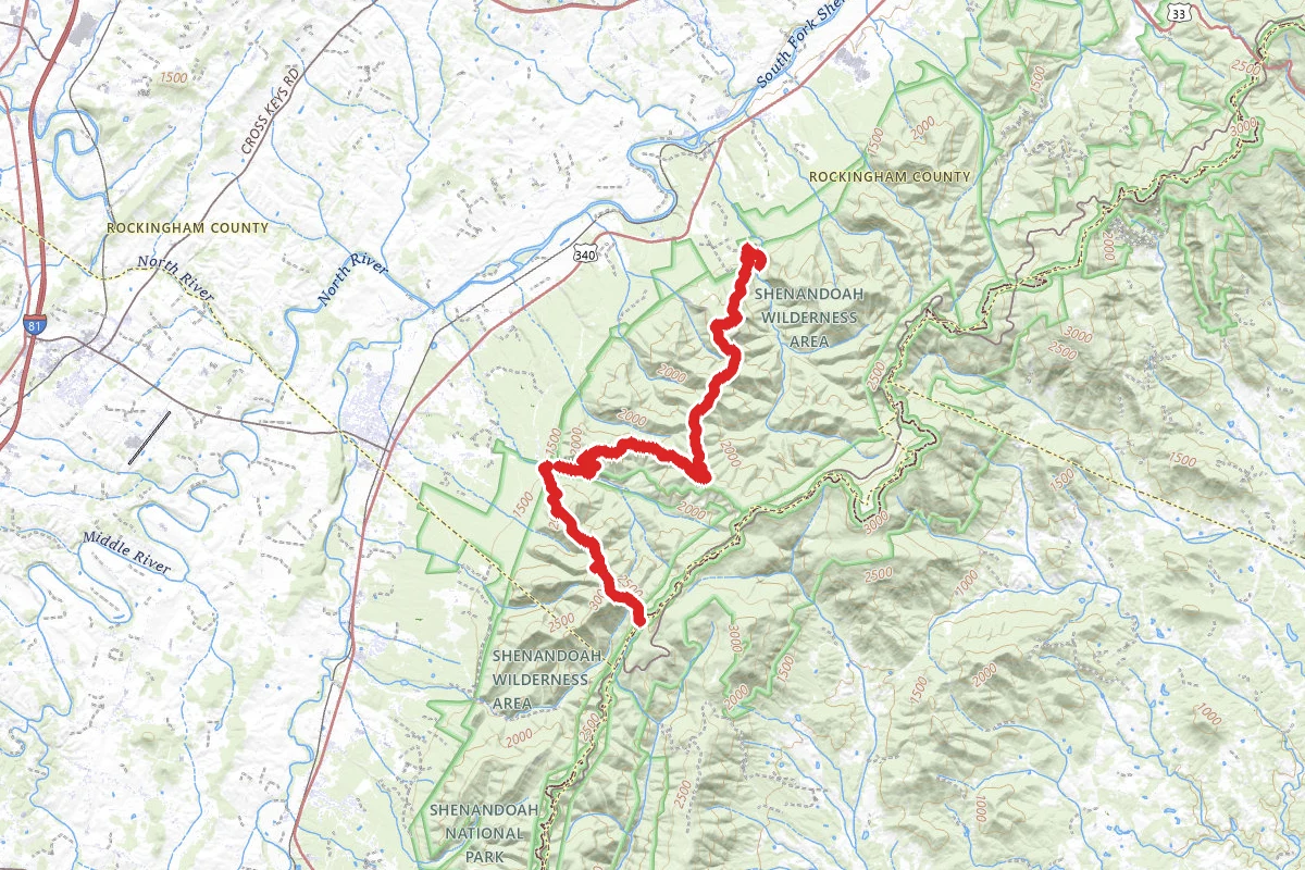 Rockytop, Austin Mountain, Furnace Mountain, Blackrock