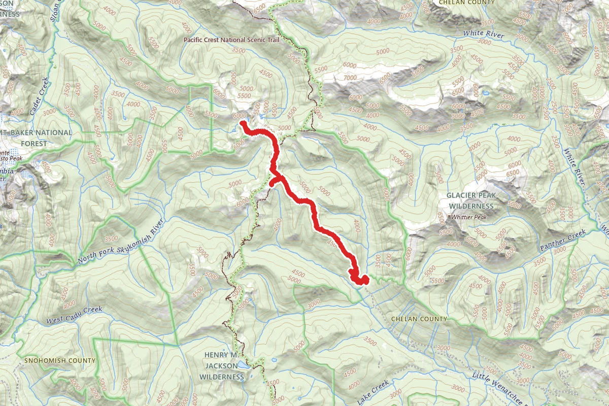 Cady Ridge and Blue Lake High Trail