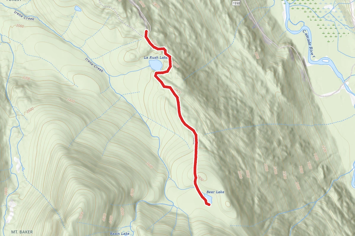 La Rush and Bear Lakes Trail