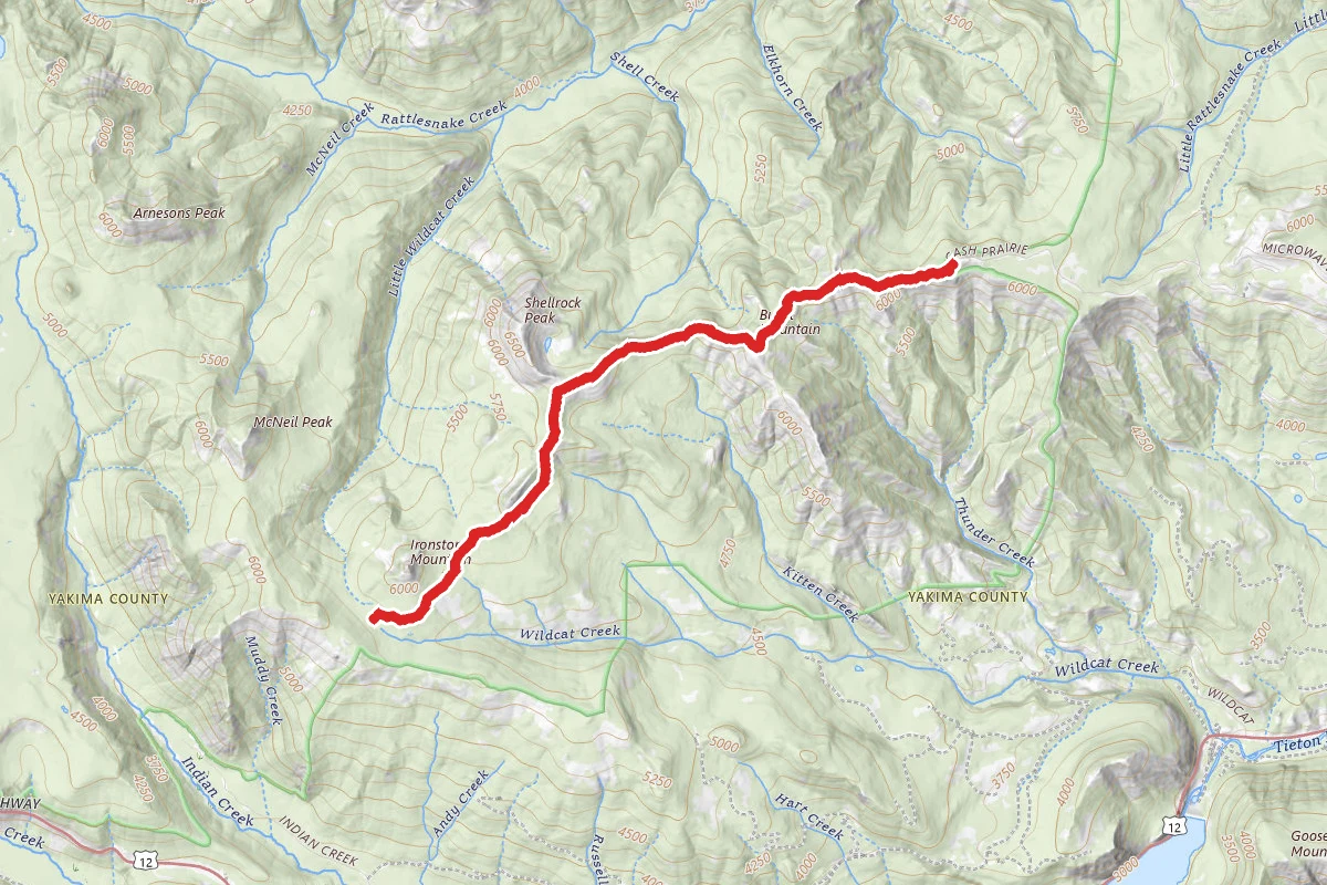 Burnt Mountain and Ironestone Mountain Trail