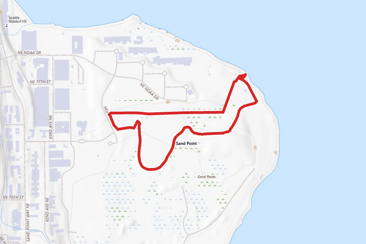 Community Garden and Beach Walk Loop