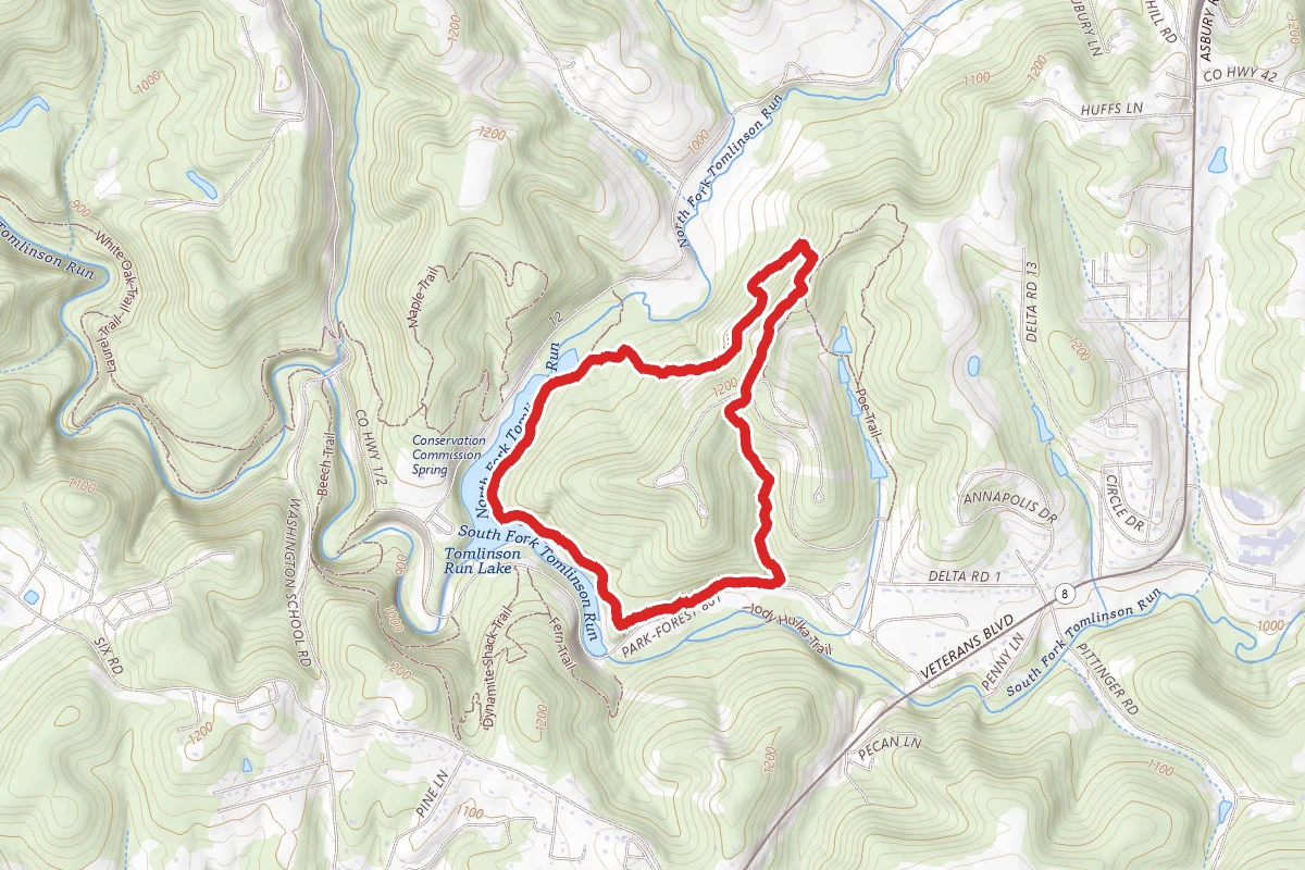 Big Foot, Half King, and Poe Trails Loop
