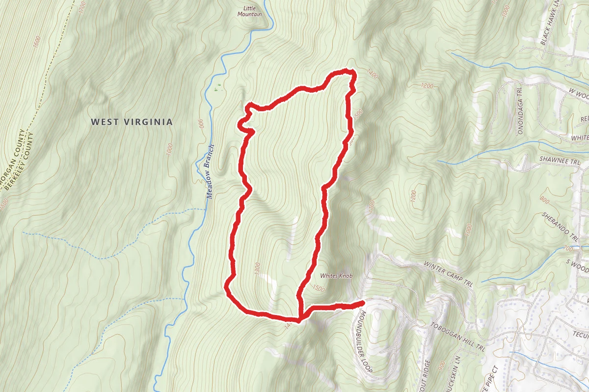 Tuscarora Trail and Third Hill Mountain Trail Loop