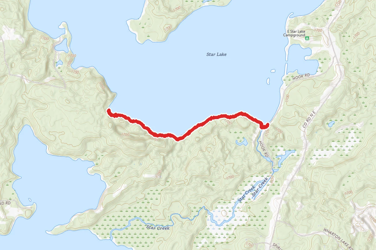 Star Lake Trampers Trail