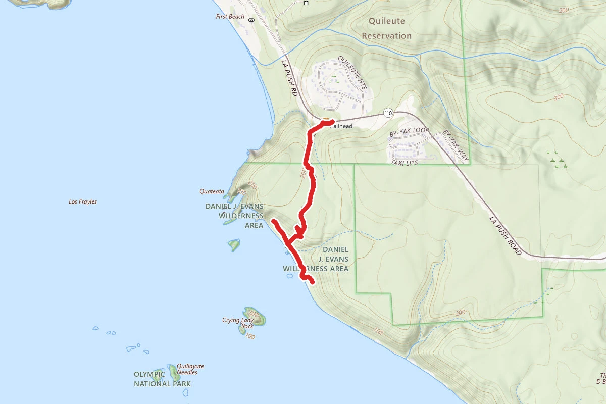 Second Beach Trail