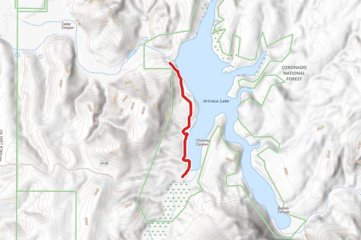 Arivaca Lake Shore Trail