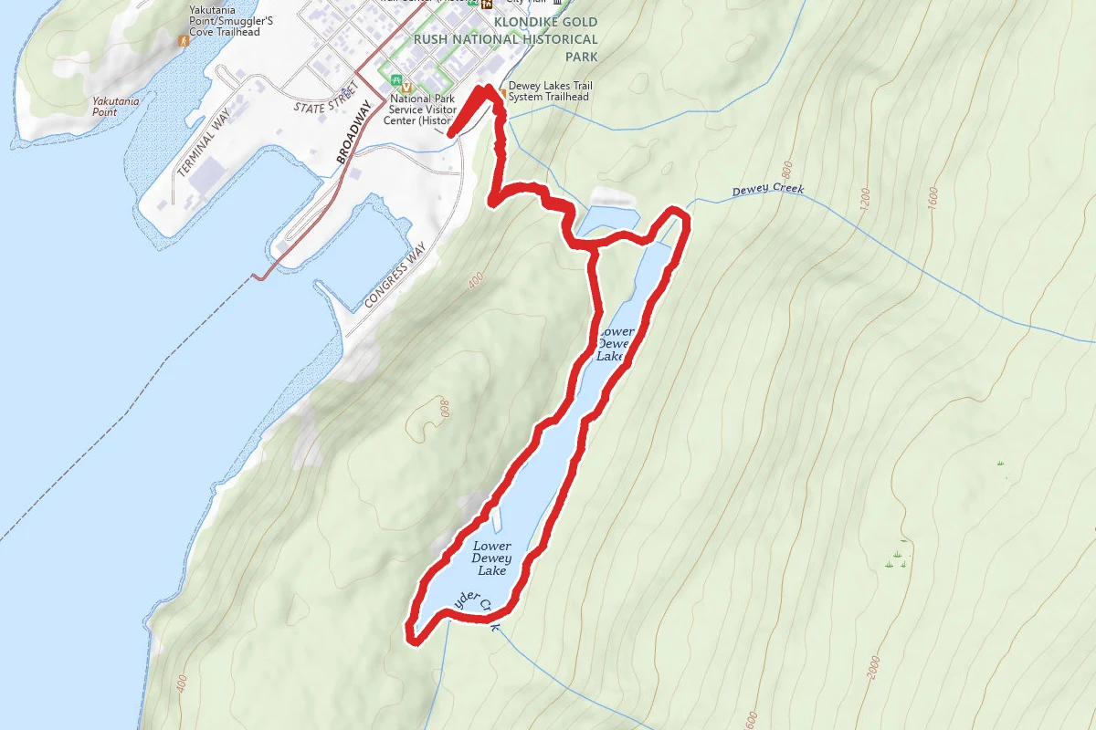 Lower Dewey Lake Trail