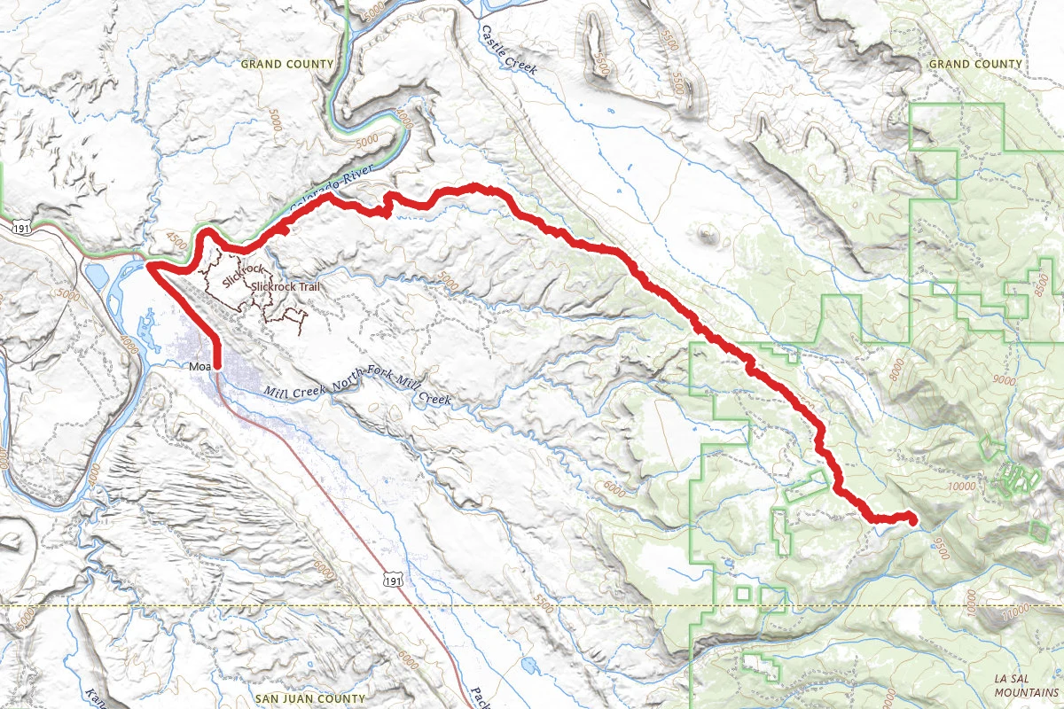 Porcupine Trail Downhill