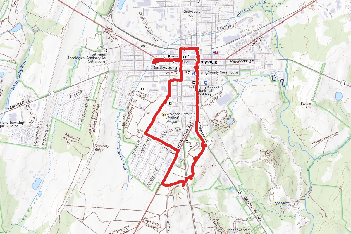 The Historic Gettysburg Trail