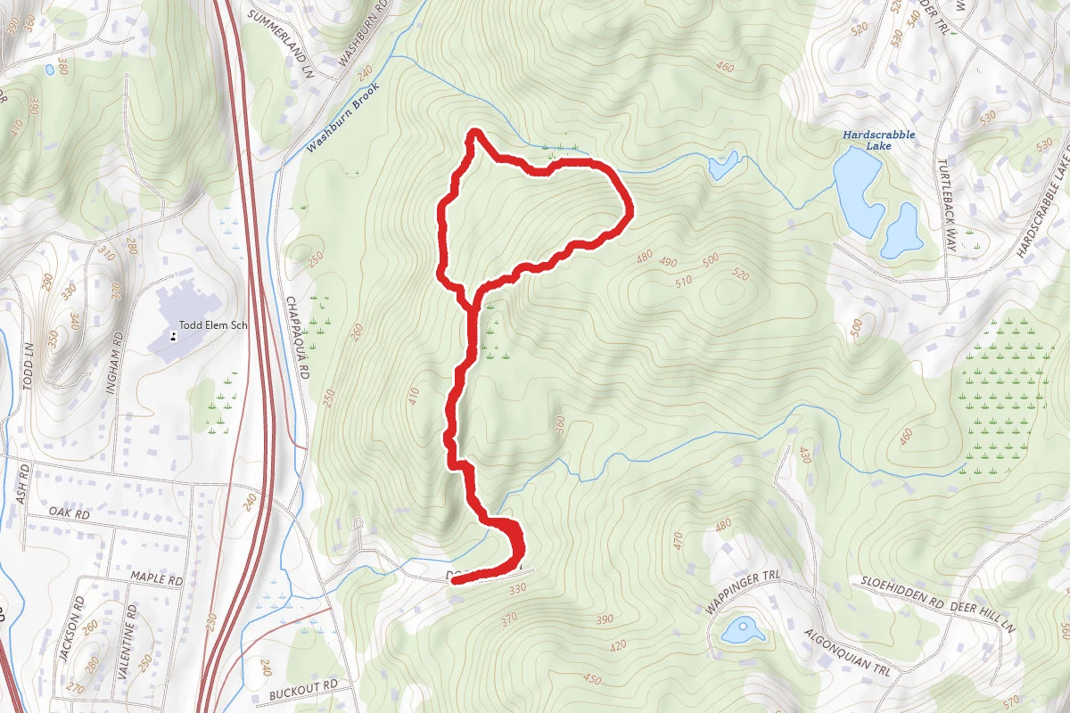 Hardscrabble Wilderness Area Red Loop