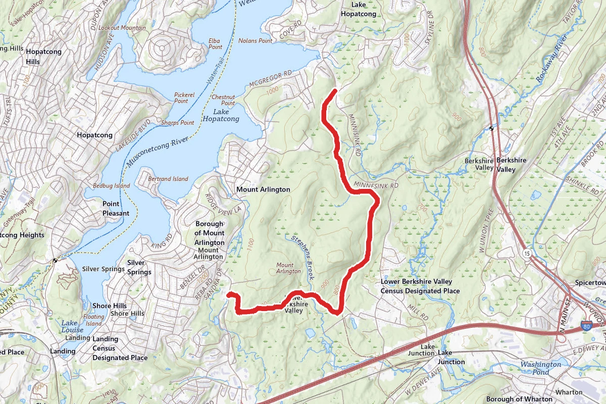 Berkshire Valley Management Area Trail