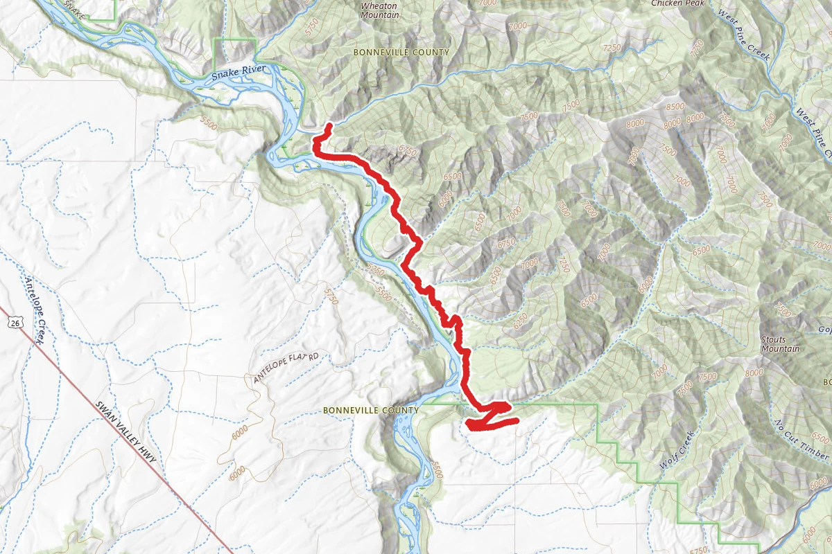 South Fork Snake River OHV Trail