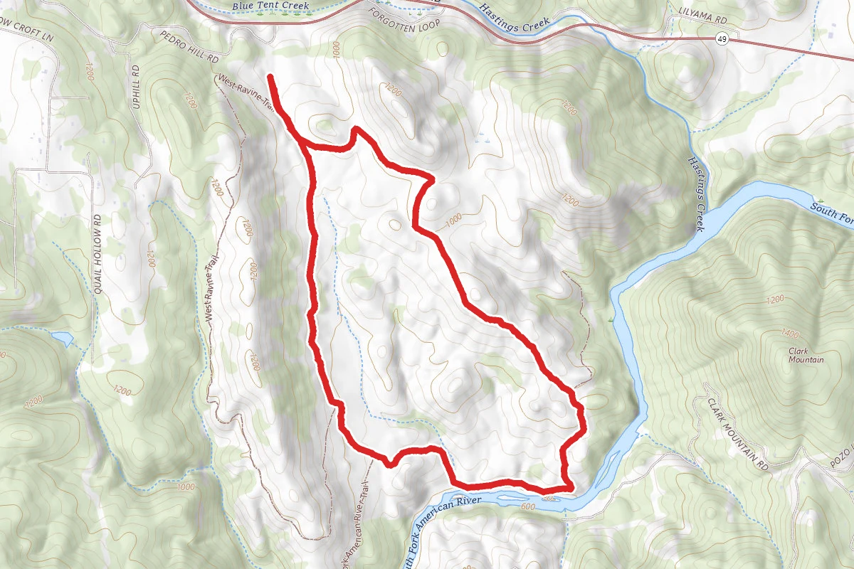East Ridge and Long Valley Trail Loop