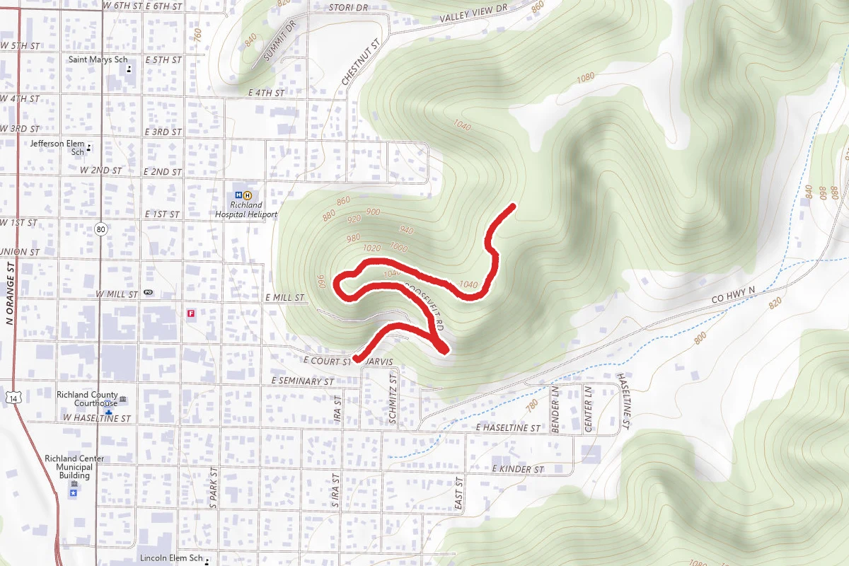 Tower Drive Trail and North Woods Trail