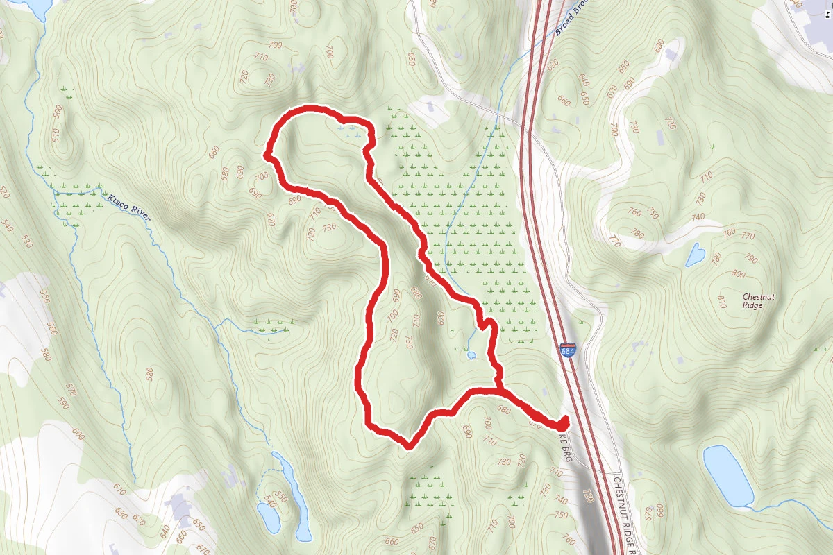 Butler Sanctuary Northern Orange and Red Trail Loop