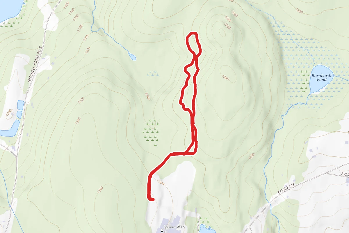 Sullivan West Wooded Trail Loop