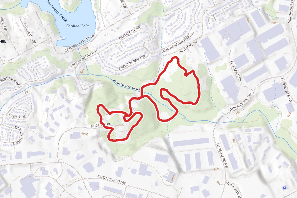 McDaniel Farm Park Trail