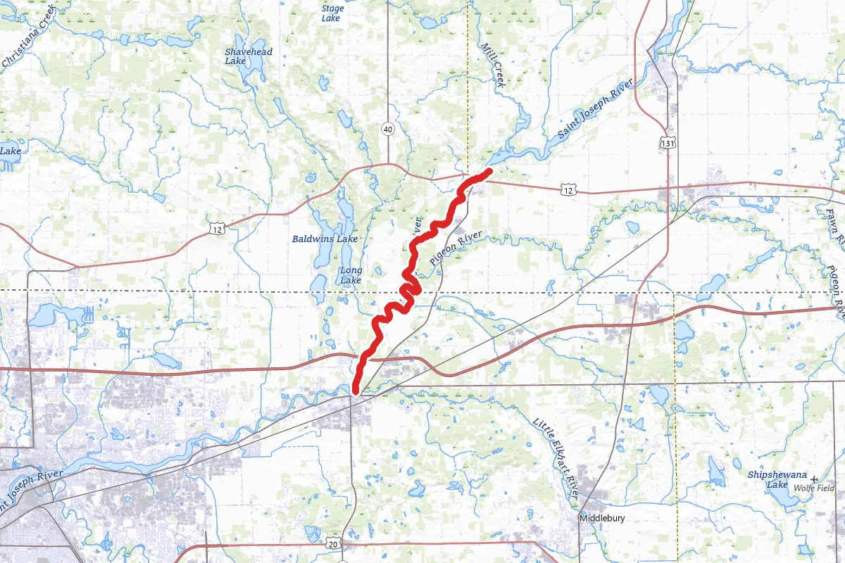 Mottville to Bristol Paddle Route