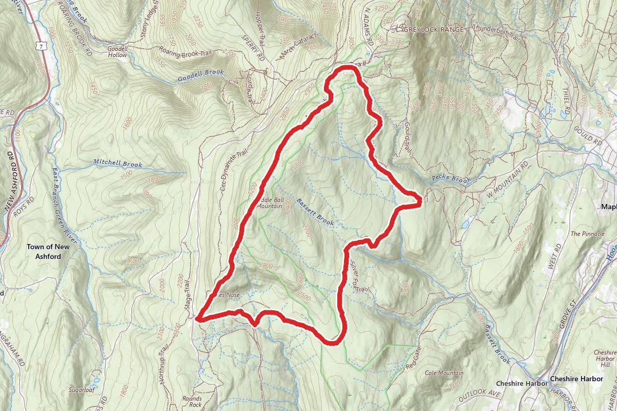 Saddle Ball Mountain via Appalachian Trail