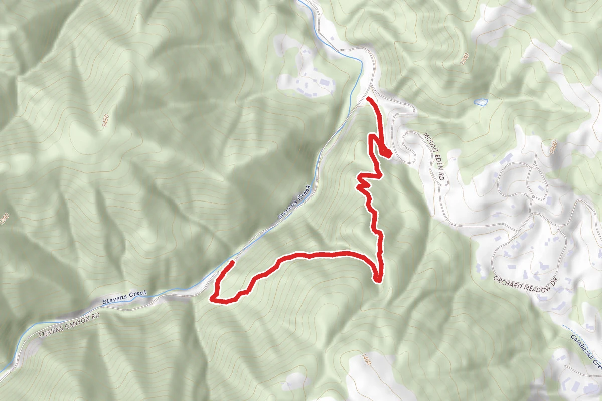 Stevens Creek County Park Canyon Trail