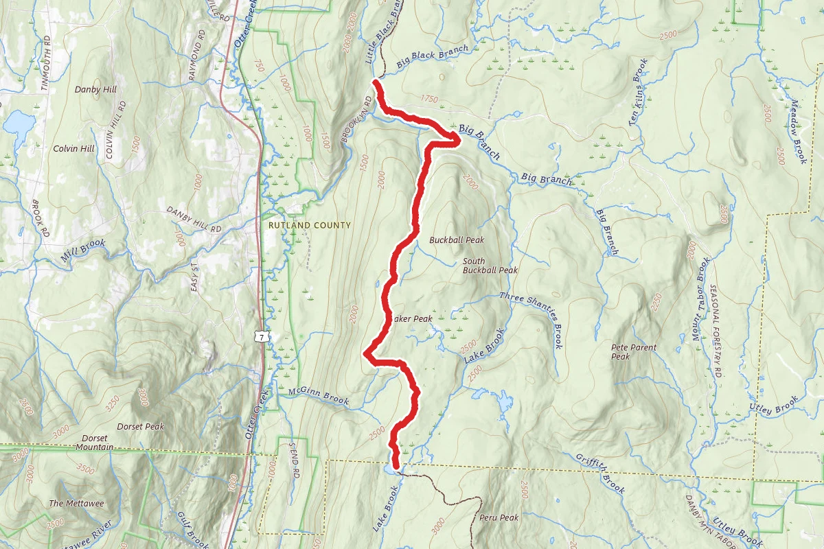 Griffith Lake via Long Trail (Appalachian Trail)