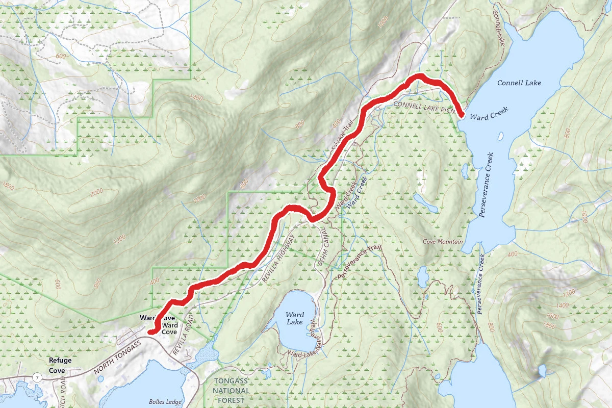 Pipeline Trail to Connell Lake