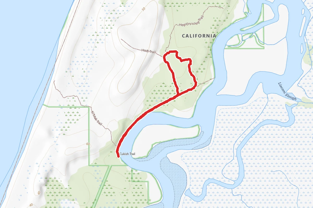 Tsoutsgish Trail to Dap Loop Trail
