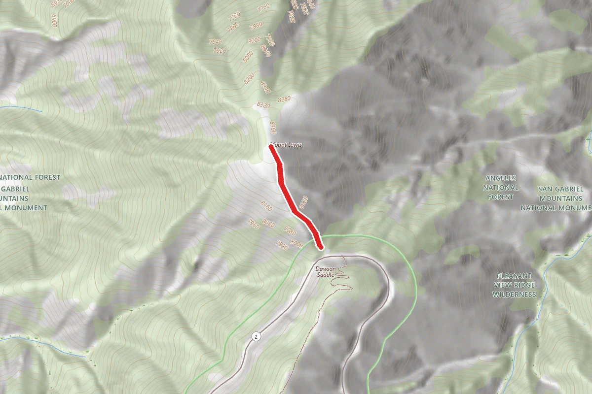 Dawson Saddle to Mt. Lewis
