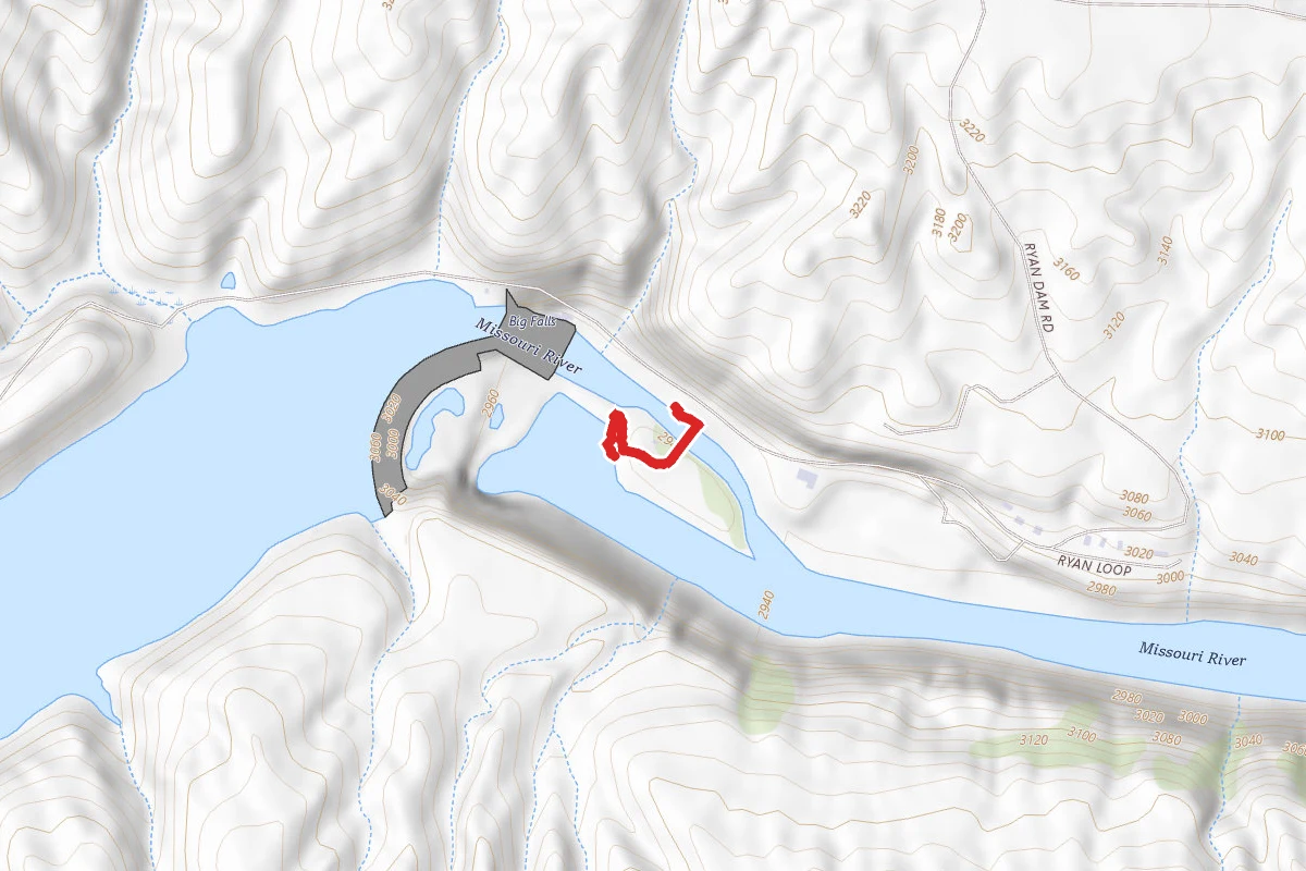 Ryan Island Dam Trail