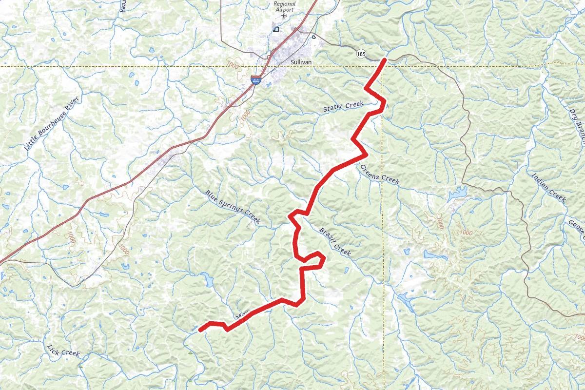 Meramec River; Onandoga SP to Meramec SP