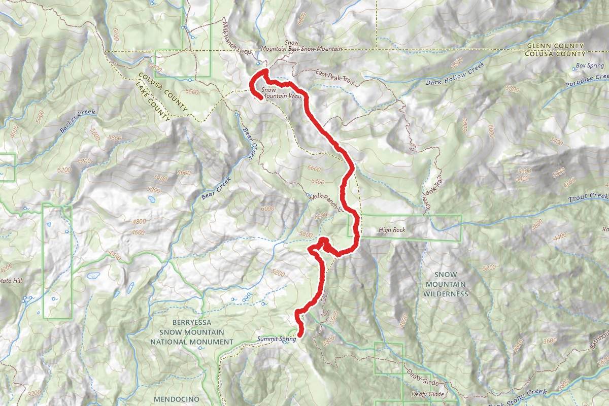 Snow Mountain West Peak