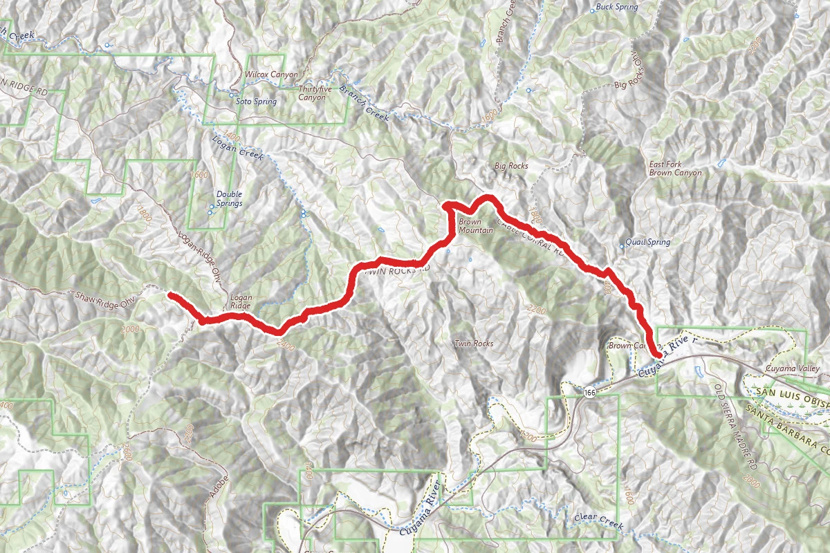 Twin Rocks OHV Trail