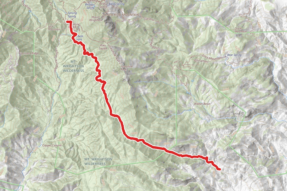 Temporal Gulch Trail