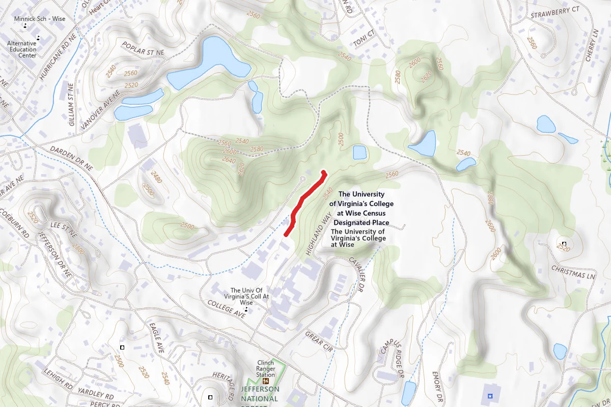 The University of Virginia-Wise Wetlands Interpretive Trail