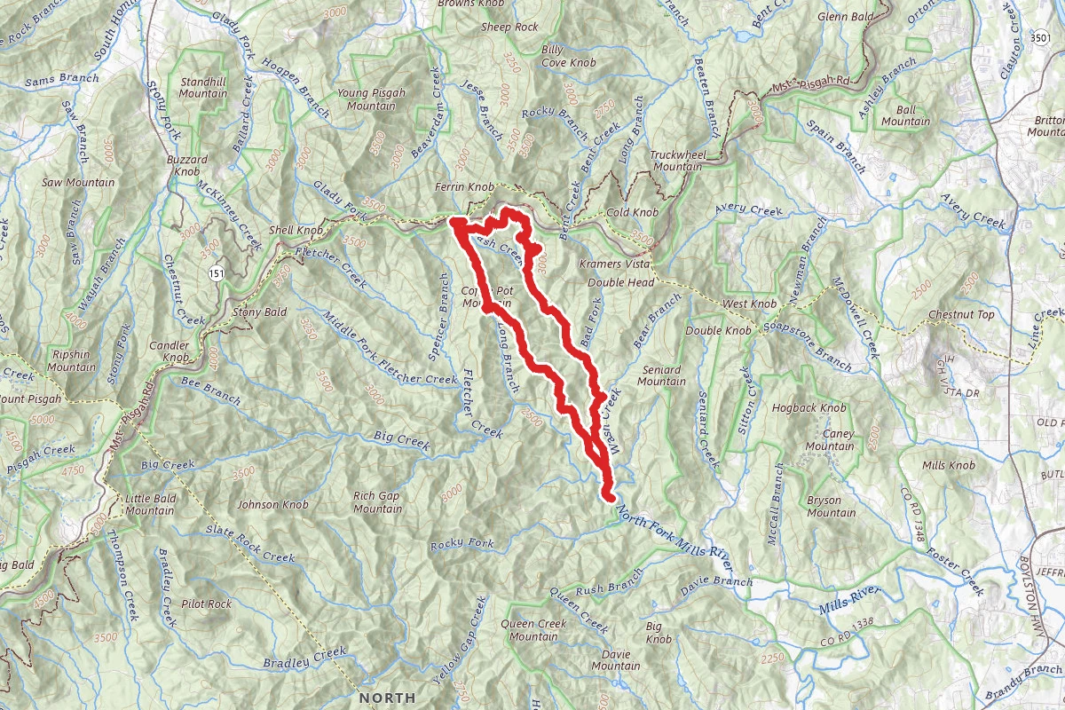 Trace Ridge and Wash Creek Loop Trail