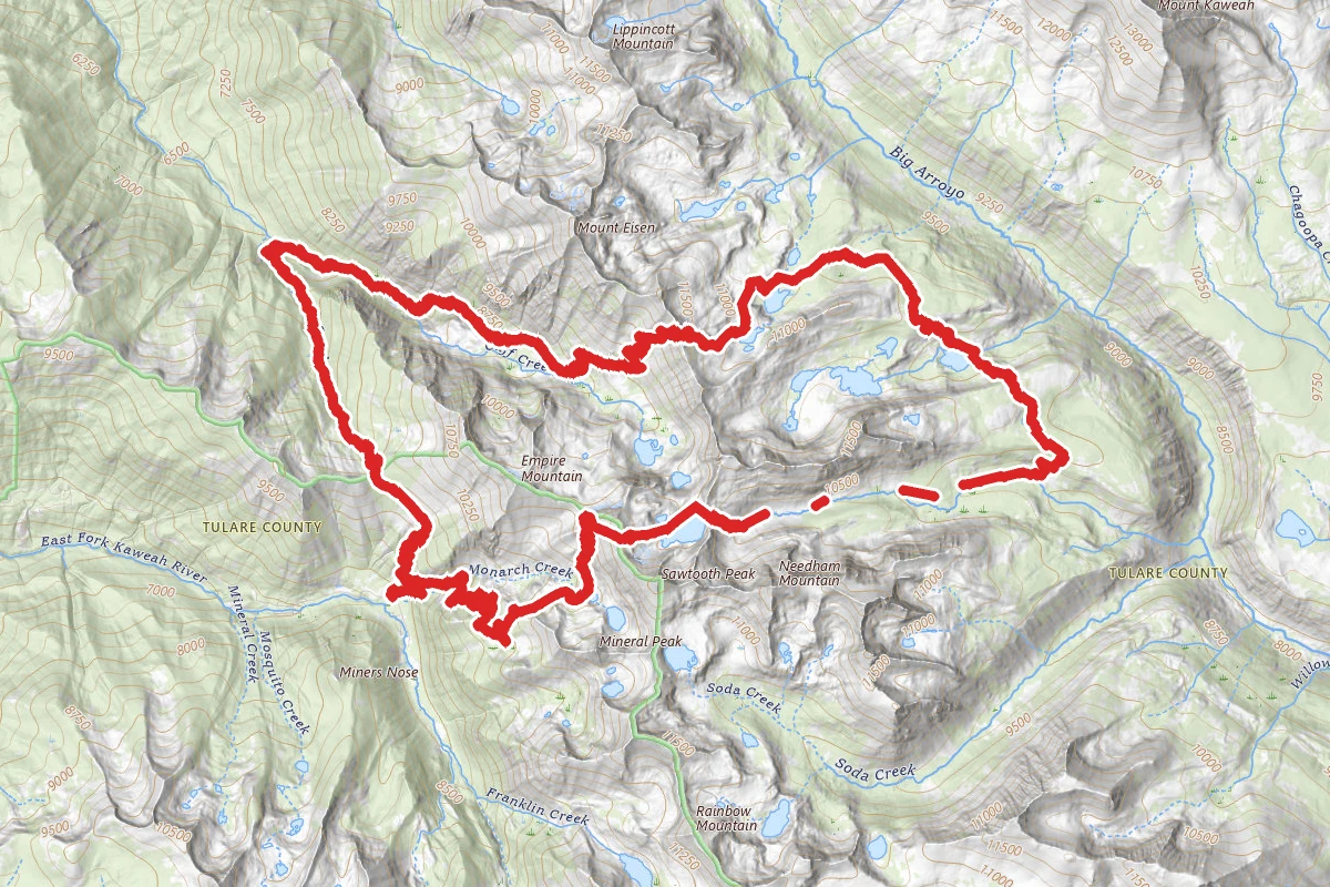 Sawtooth Pass to Timber Gap Trail