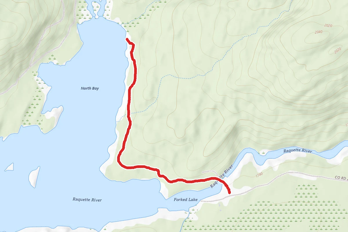 Forked Lake Campground Trail