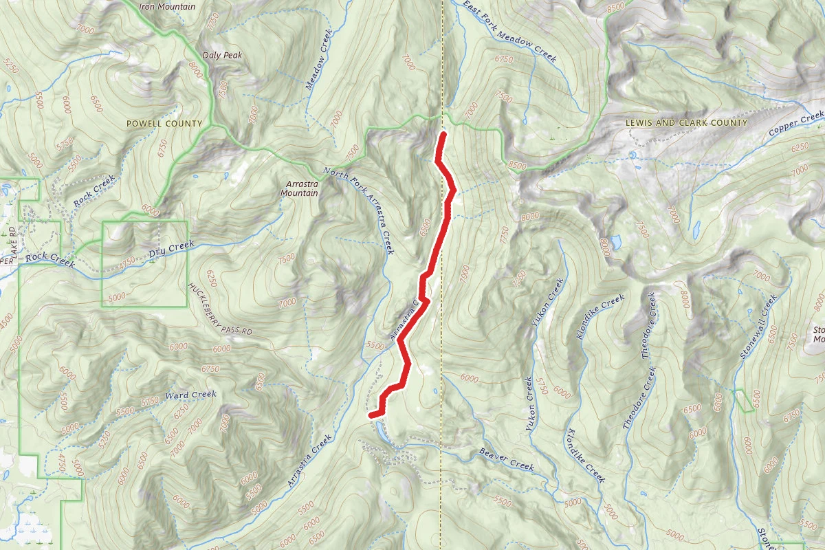 Arrastra Creek Trail