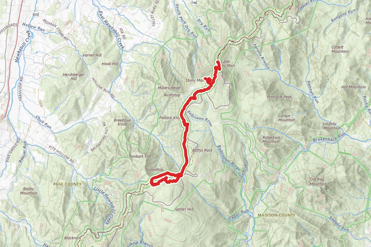 Stony Man and Hawksbill Loops
