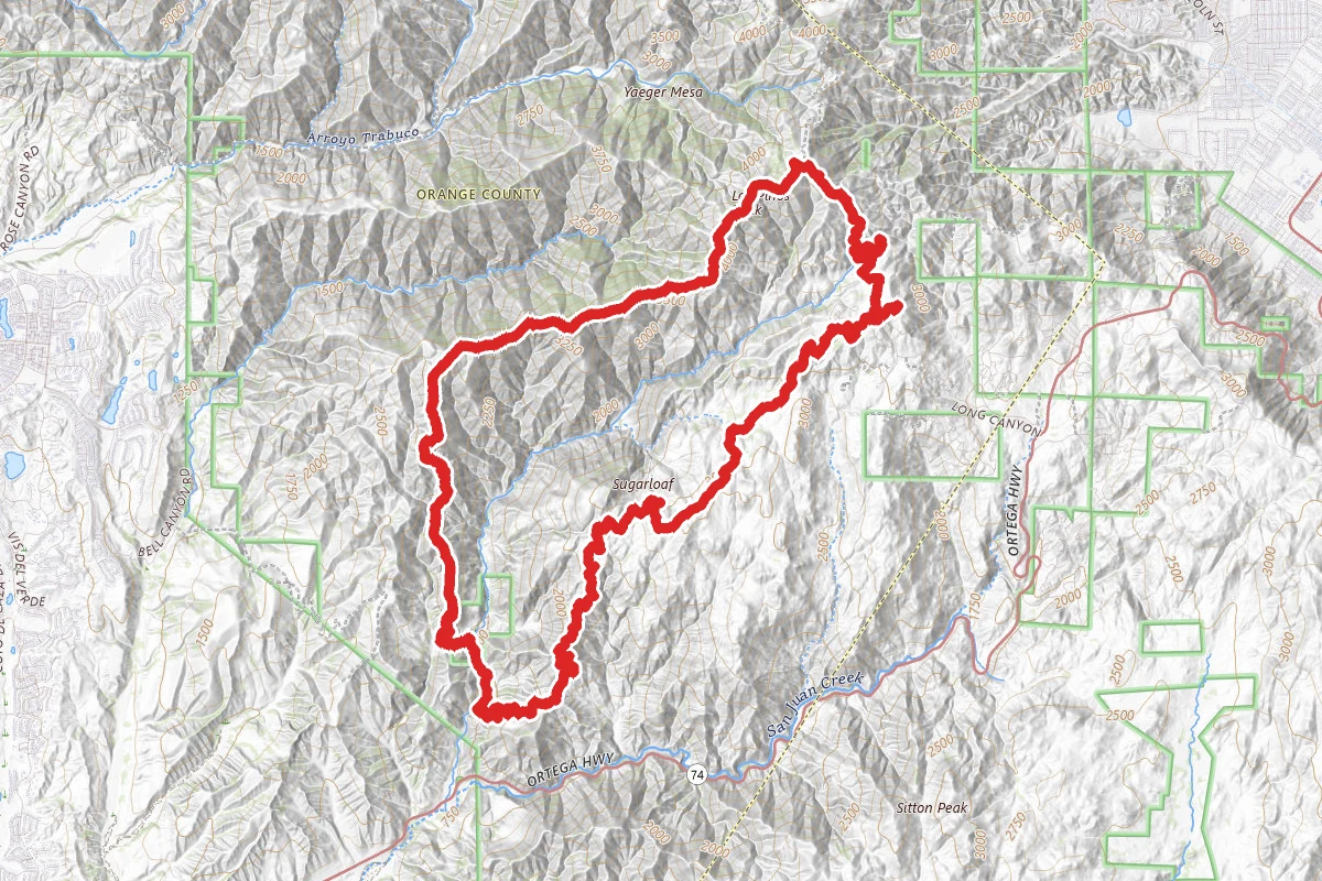 San Juan Trail to Los Pinos Trail Loop