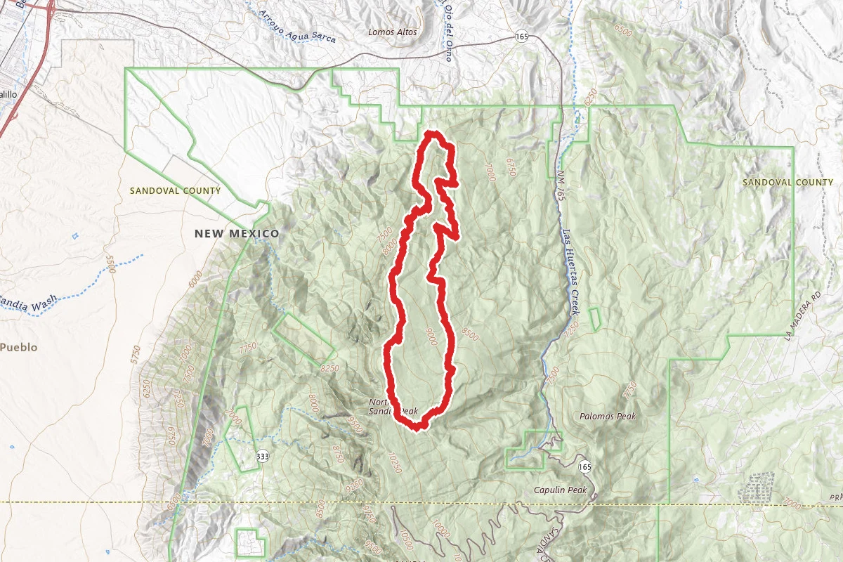 Agua Sarca #231, North Crest #130, 10K #200 and Osha #201 Loop
